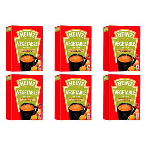 Heinz Vegetable Cup Soup (Bulk Buy Pack Of 6)