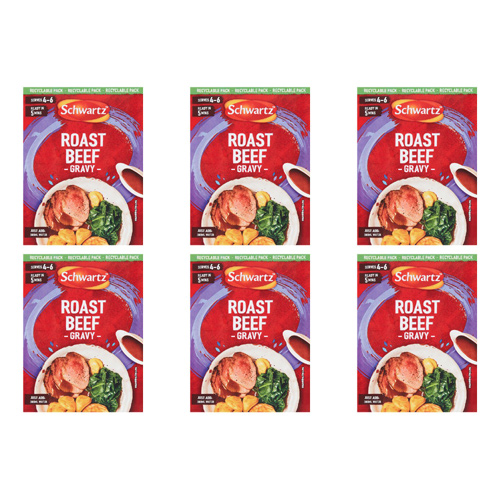 Schwartz Classic Roast Beef Gravy Mix (Bulk Buy Pack Of 6)