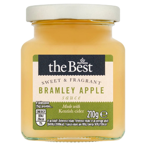 Morrisons The Best Bramley Apple Sauce With Kent Cider (Bulk Buy Pack Of 6)