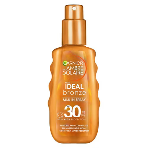 Garnier Ambre Solaire Ideal Bronze Sun Cream Milk-In Spray SPF 30
