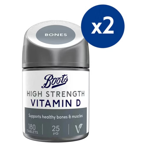 Boots Vitamin D Tablets 25ug 180s Bundle