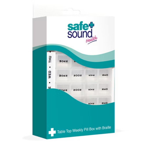 Safe & Sound Table Top Weekly Pill Organiser