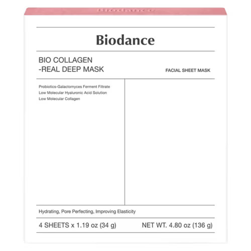 Biodance Bio Collagen-Real Deep Mask 4 Sheets (Bulk Buy Pack Of 6)