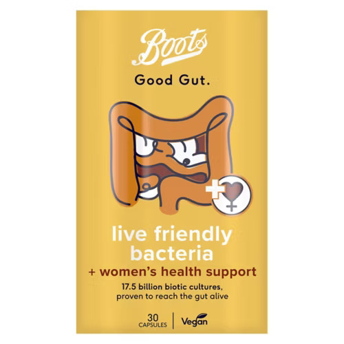 Boots Good Gut Live Friendly Bacteria + Women's Health Support