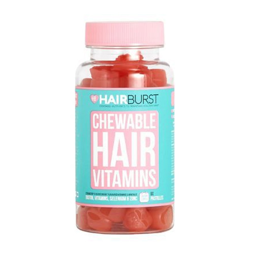 Hairburst Strawberry & Blackcurrant Chewable Vitamins (Bulk Buy Pack Of 6)
