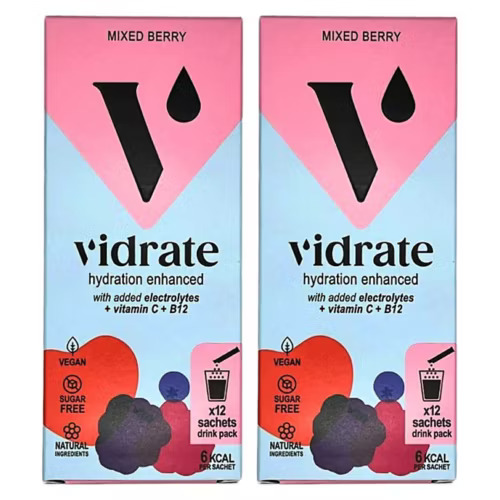 Vidrate Hydration Mixed Berry 2 x 12s