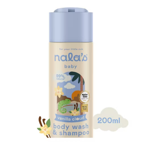 Nala's Baby Body Wash & Shampoo Vanilla Cloud - Small