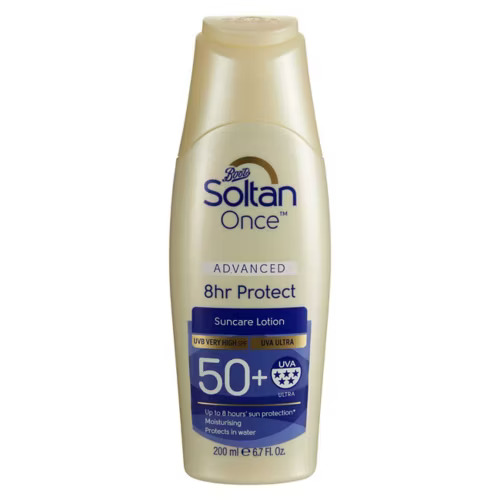 Soltan Once Advanced 8 Hour Protect Suncare Lotion SPF50+