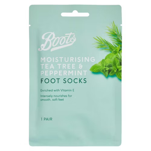 Boots Moisturising Tea Tree and Peppermint Foot Socks