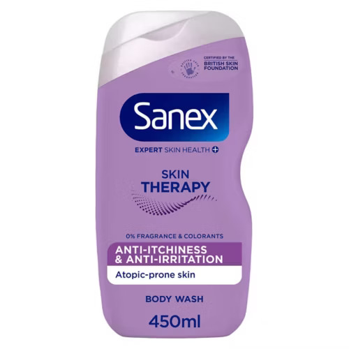 Sanex Skin Therapy Anti-Itchiness & Anti-Irritation Shower Gel Body Wash