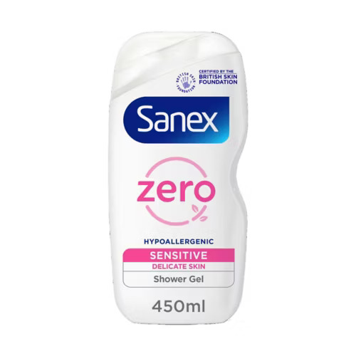 Sanex Zero% Gentle Moisture Shower Gel for Sensitive Skin