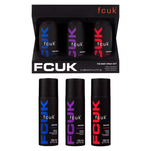 FCUK Body Spray Trio Giftset