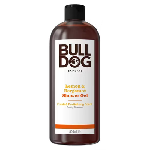 Bulldog Skincare Lemon & Bergamot Shower Gel For Men, Refreshing Men's Body Wash