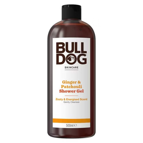 Bulldog Skincare Ginger & Patchouli Shower Gel for Men - Refreshing (Bulk Buy Pack Of 6)