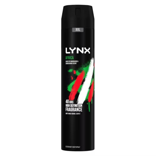Lynx Africa Aerosol Bodyspray Deodorant