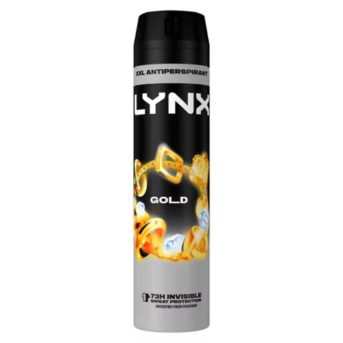 Lynx Gold Anti-Perspirant (Bulk Buy Pack Of 6)