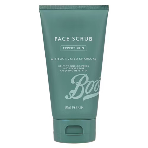Boots Men Expert Skin Charcoal Face Scrub