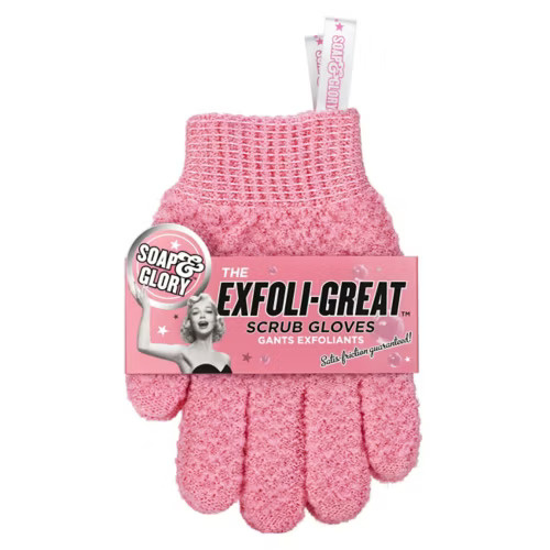 Soap & Glory Exfoliating Scrub Gloves (Bulk Buy Pack Of 6)