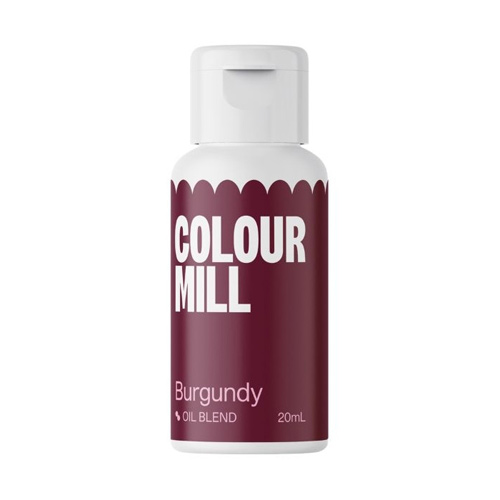 Colour Mill Burgundy - Oil Based Colouring 20ml (Bulk Buy Pack Of 6)