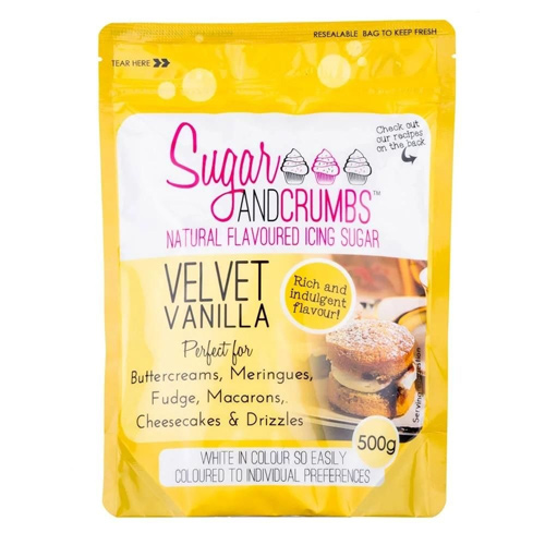 Sugar & Crumbs Velvet Vanilla Icing Sugar 500g