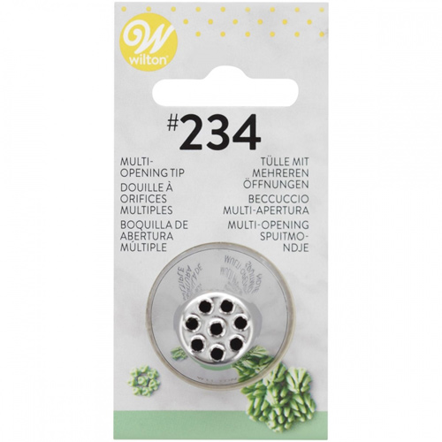 Wilton Decorating Tip Multi Open #234 (Bulk Buy Pack Of 6)