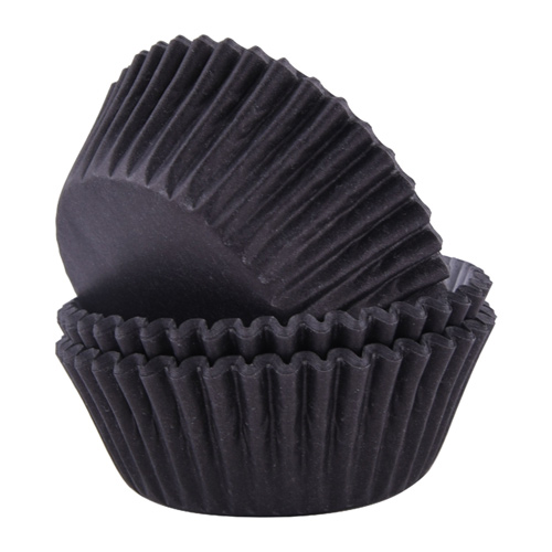 PME Black Cupcake Cases x 60 (Bulk Buy Pack Of 6)