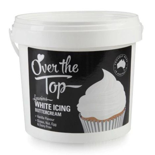 Over The Top White - 1.7KG Buttercream (Bulk Buy Pack Of 6)