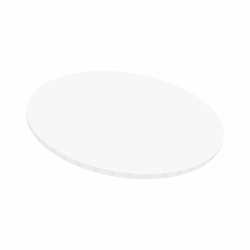 Simply Making 6 Inch - 5mm White Matt Round Masonite Board