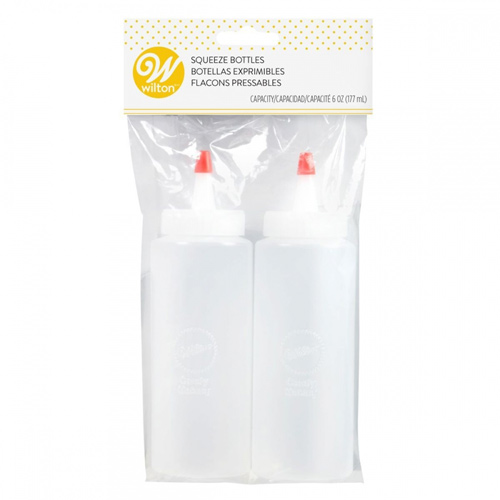 Wilton Mini Melting Bottles Pack Of 2 (Bulk Buy Pack Of 6)