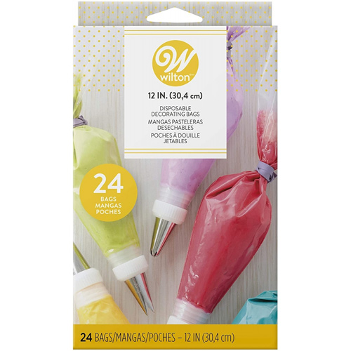 Wilton Disposable Decorating Bags Pack Of 24 (Bulk Buy Pack Of 6)