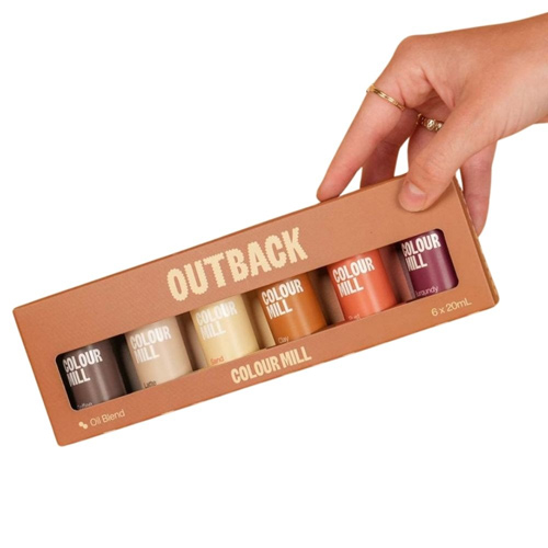 Colour Mill Outback Gift Set Of 6 - Oil Based Colouring 20ml (Bulk Buy Pack Of 6)