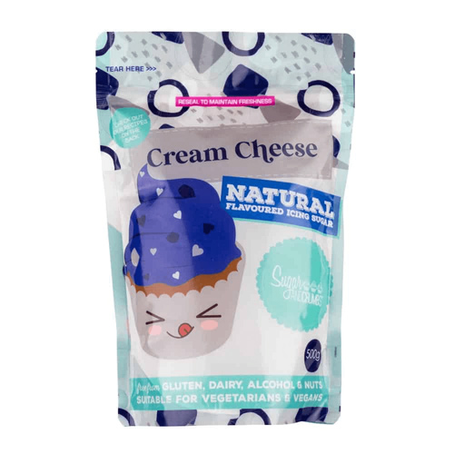 Sugar & Crumbs Cream Cheese Icing Sugar 500g (Bulk Buy Pack Of 6)