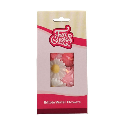 FunCakes Daisy - Edible Wafer Flowers Pack Of 13
