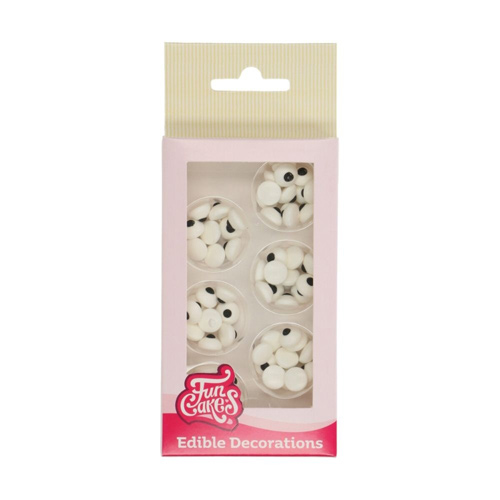 FunCakes Candy Eyeballs Set Of 64 (Bulk Buy Pack Of 6)