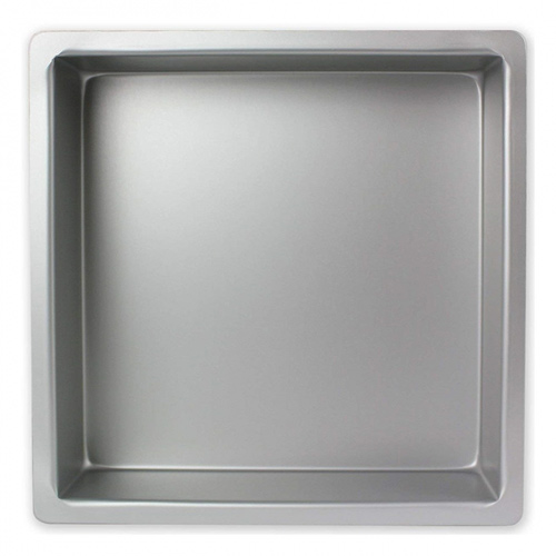 PME 8 x 3 Inch Deep Square Seamless Baking Tin