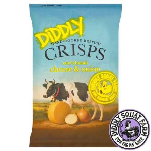Diddly Squat Farm Cheese & Onion Crisps