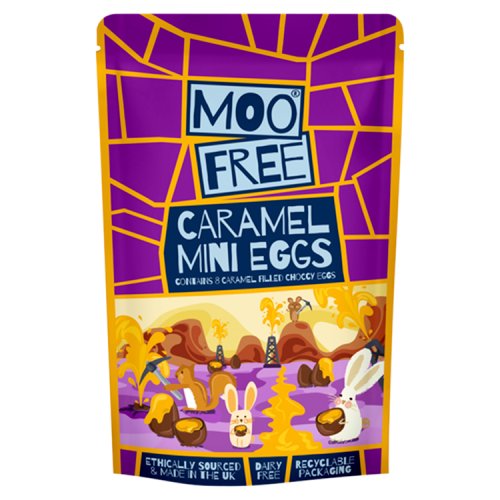 Moo Free Caramel Mini Eggs (Bulk Buy Pack Of 6)