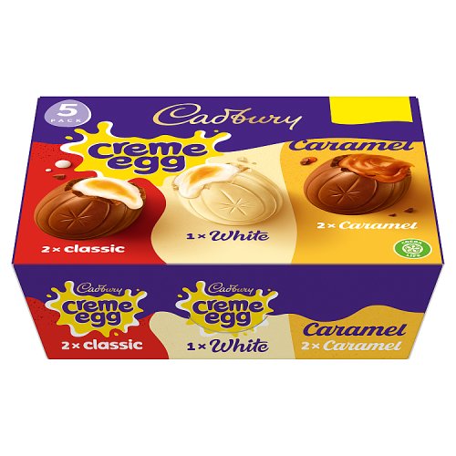 Cadbury Mixed Creme Egg 5pk