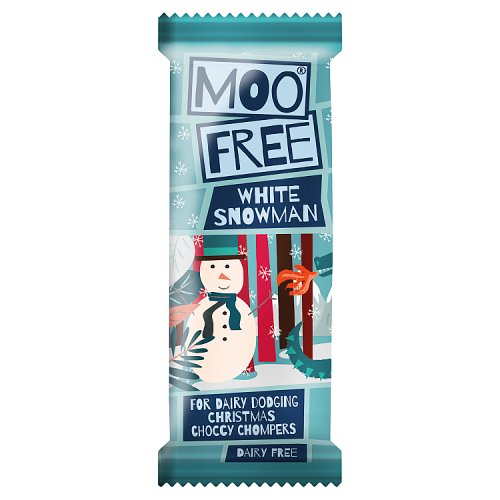 Moo Free White Snowman Bar