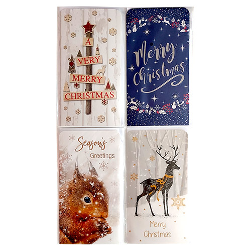Tom Smith Contemporary Christmas Money Wallets Various 1 Supplied