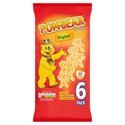 Grundlæggende teori klaver Justerbar Pom Bear Original Snacks 6 Pack