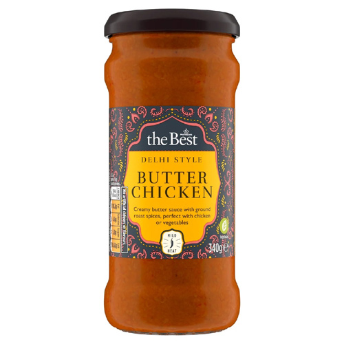 Morrisons The Best Delhi Style Butter Chicken Sauce Mild (Bulk Buy Pack Of 6)