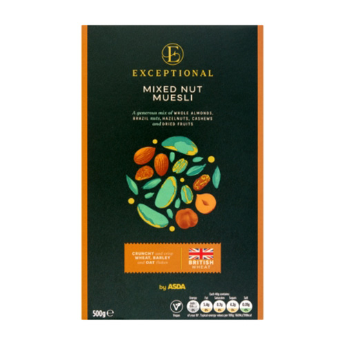 Exceptional By Asda Mixed Nut Muesli
