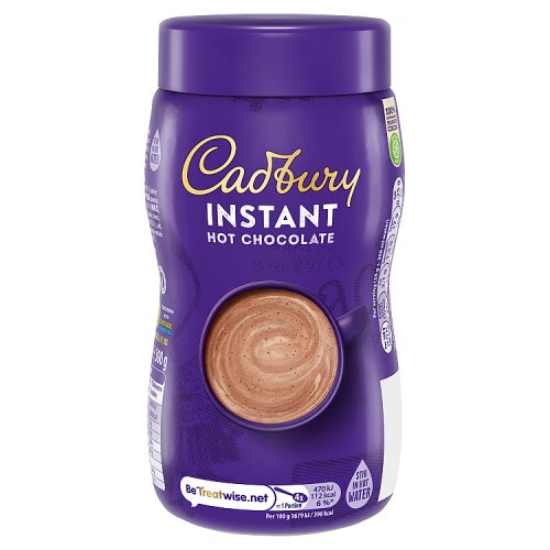 Cadbury Fairtrade Instant Hot Chocolate Add Water (400g)