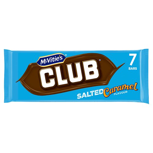 Mcvities Club Biscuits Salted Caramel 7 Pack