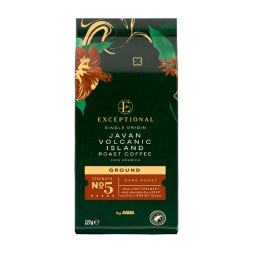 Exceptional By Asda Javan Volcanic Island Roast Ground Coffee