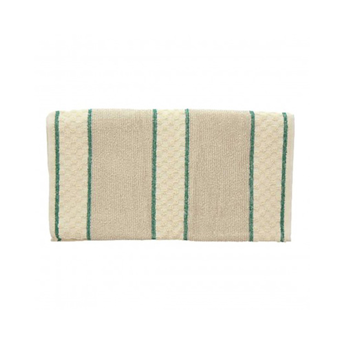 Striped Kitchen Roller Green Towel