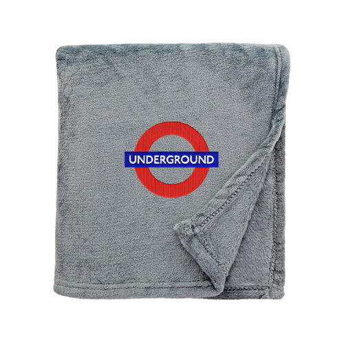 Luxury Cotton Bath Towel with London Underground Embroidered Logo
