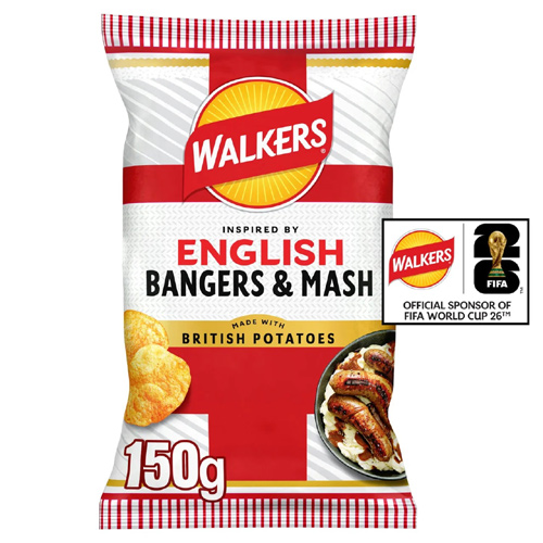 Walkers English Bangers & Mash