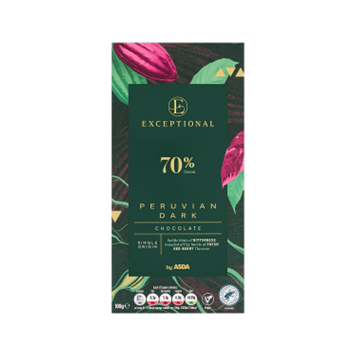 Exceptional By Asda Peruvian Dark Chocolate